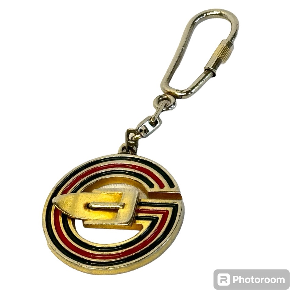 Vintage Gucci Enamel Keychain- Italy Unisex